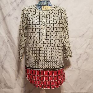 J.Crew longsleeve half button up dress